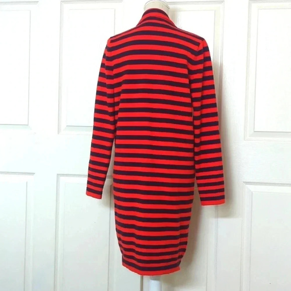 Ann Taylor Navy and Red Striped Cardigan - Picture 8 of 8